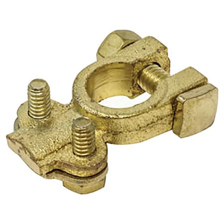 Aftermarket Battery Cable Ends, Brass Reusable, No 8Ga. to 1Ga, 2PK A-26A102-AI